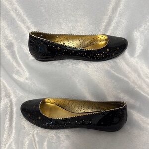 NWOT Cole Haan Nike Air Black Patent Women's Flats